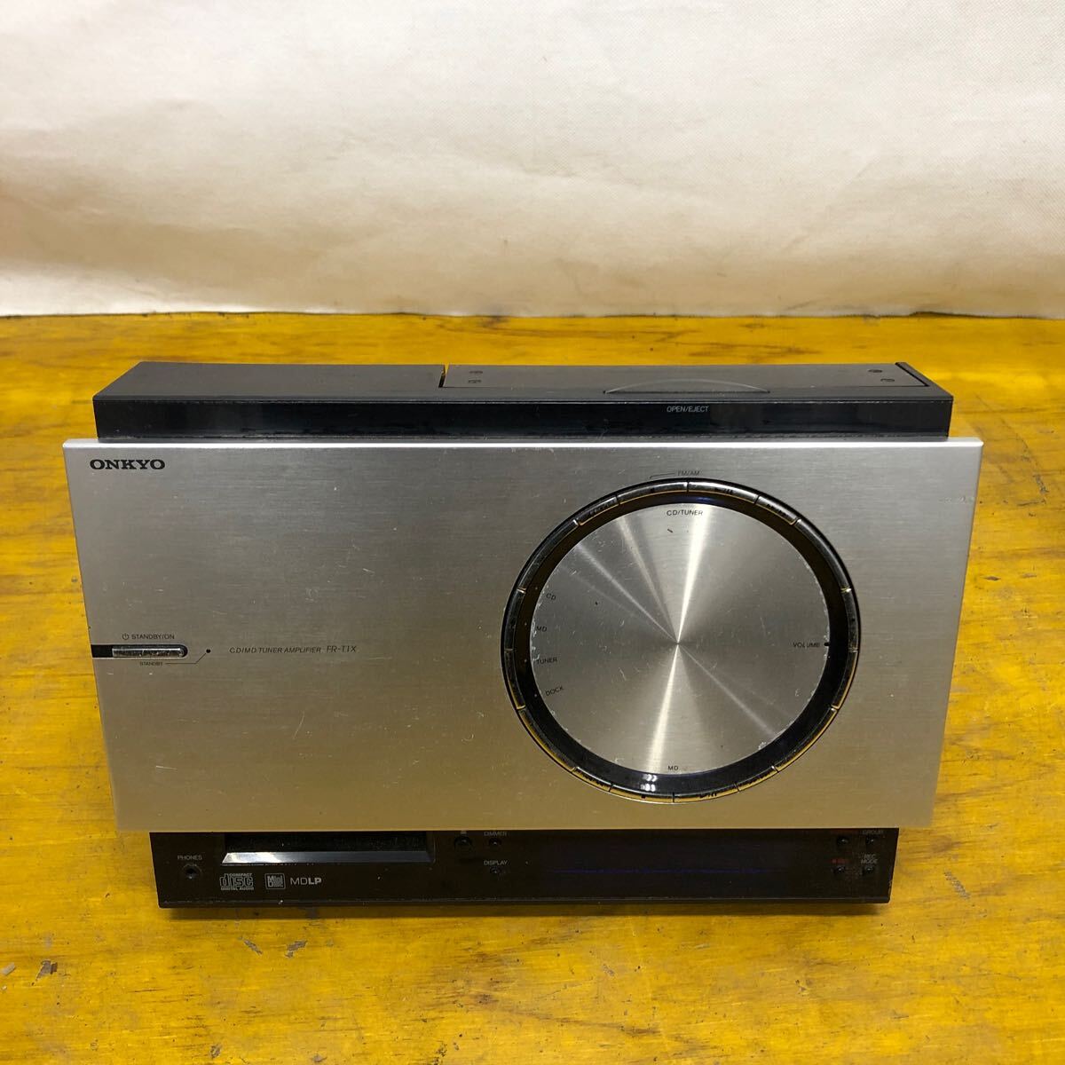 □ ONKYO オンキョー CD/MD コンポ FR-T1X D-D1X アンプ □ ONKYO オンキョー CD/MD コンポ FR-T1X D-D1X アンプ