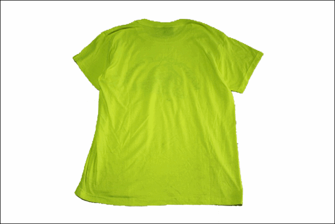 【M】 Rivers' End SOLAR SHIELD リバーズ エンド Tシャツ USA制 蛍光 イエロー ビンテージ ヴィンテージ USA 古著 オールド IB1261