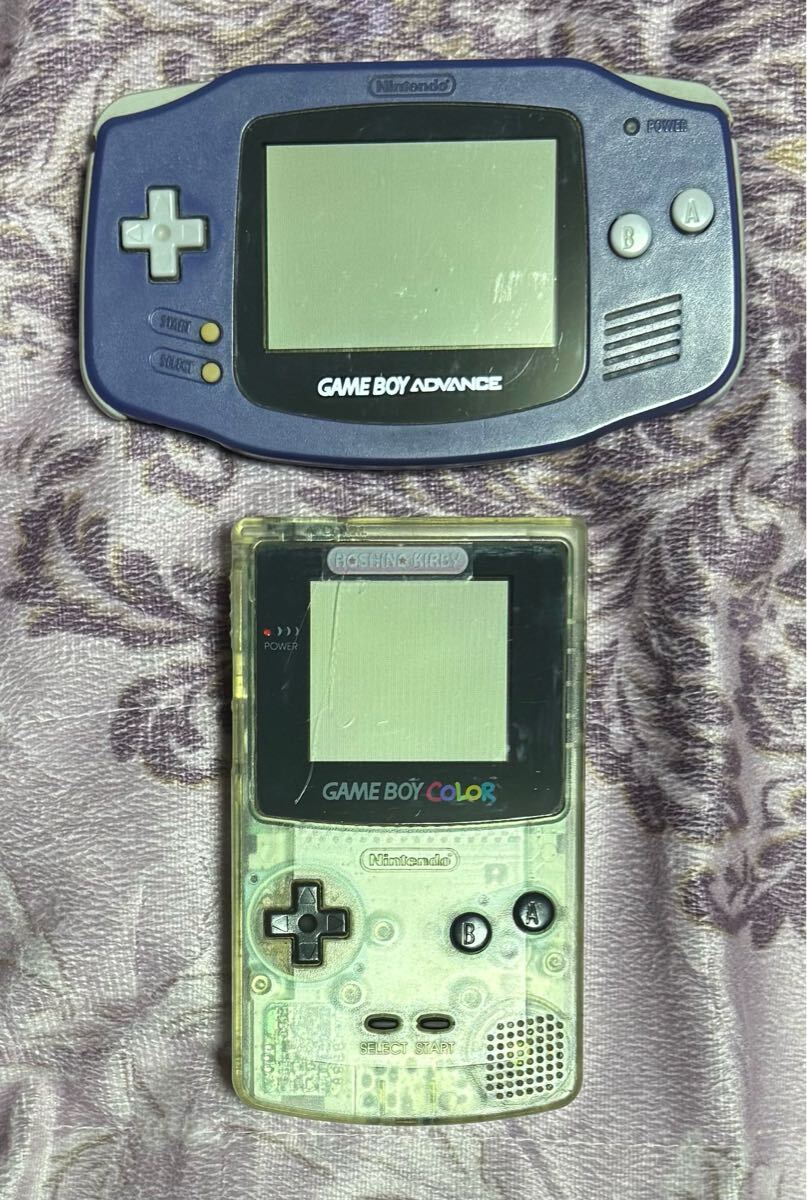 ゲームボーイアドバンス ゲームボーイカラー 本体 任天堂 ゲームボーイアドバンス ゲームボーイカラー 本体 任天堂