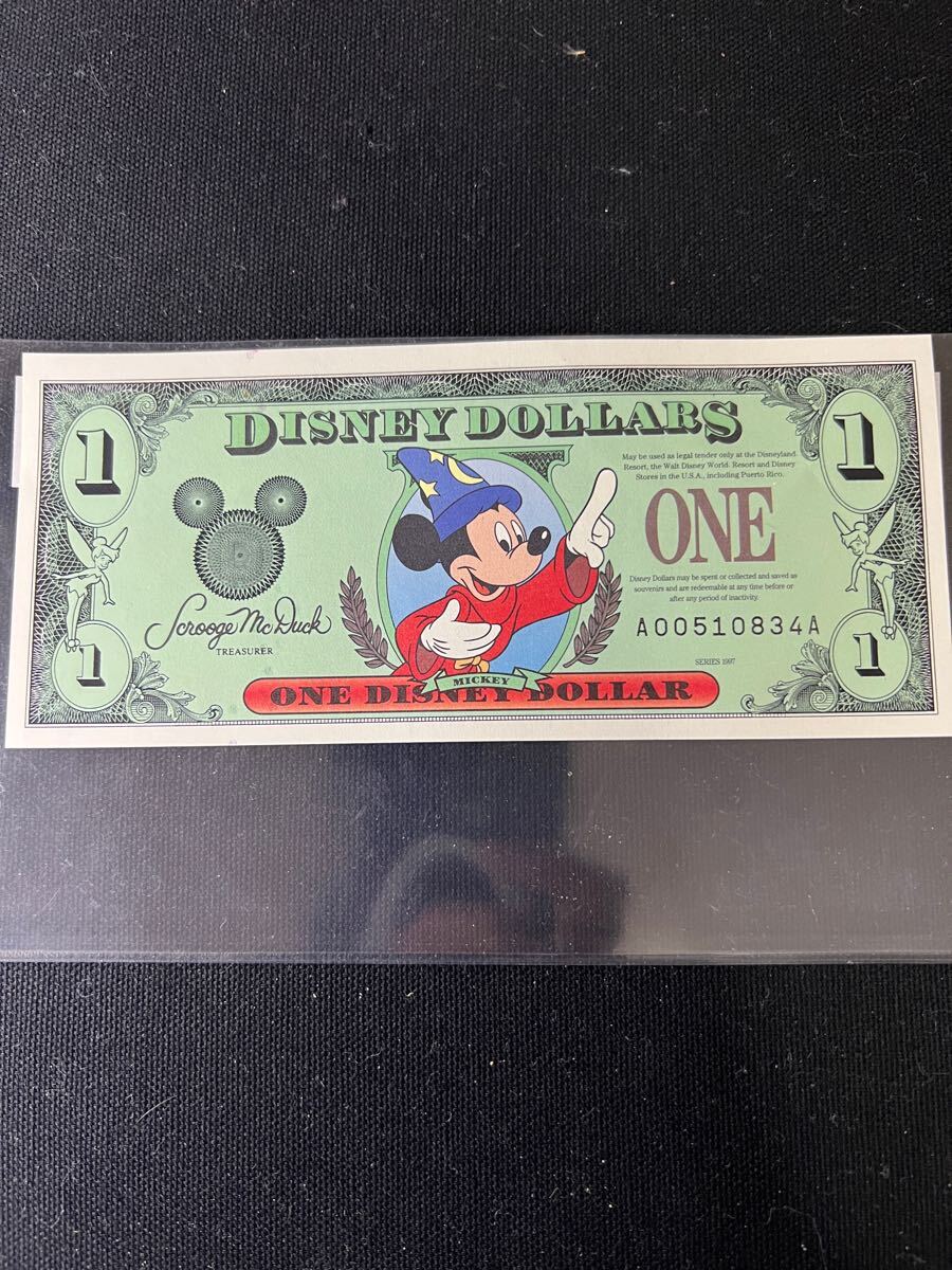 ディズニーダラー 1997年 1ドル札 ディズニーランド ディズニー ディズニーダラー 1997年 1ドル札 ディズニーランド ディズニー