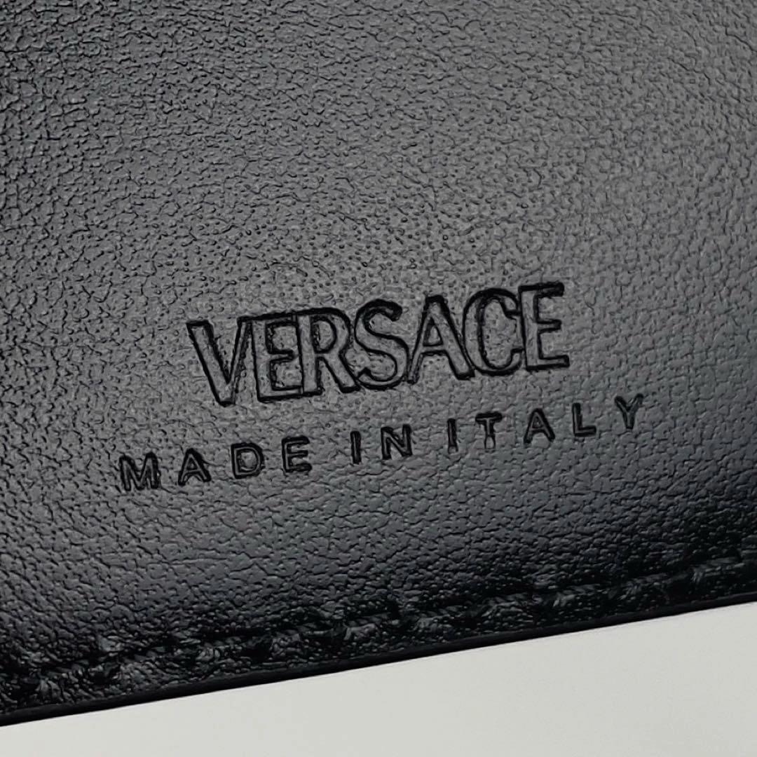 極美品 VERSACE ヴェルサーチ チェーンウォレット 折り財布 ラ 極美品 VERSACE ヴェルサーチ チェーンウォレット 折り財布 ラ
