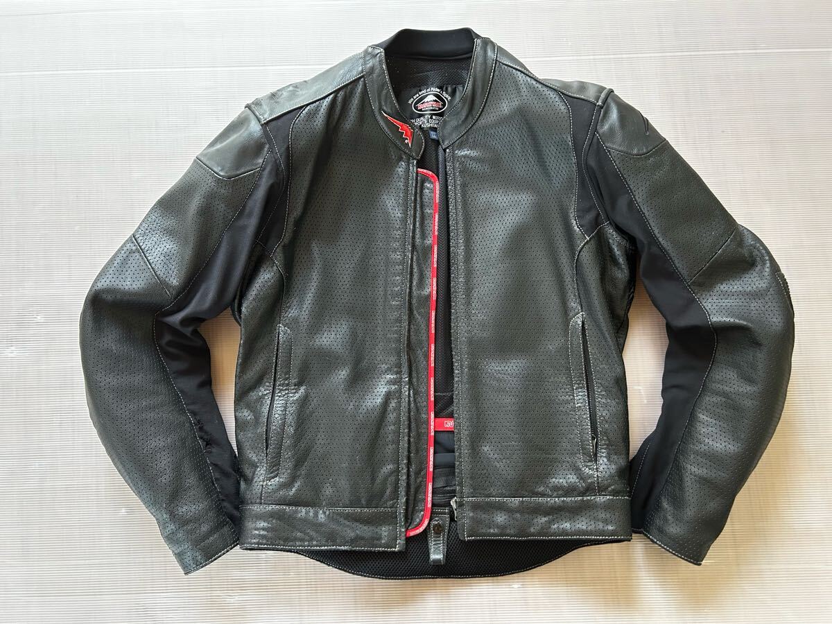 KUSHITANI クシタニ パンチングレザー ジャケット レザー KUSHITANI クシタニ パンチングレザー ジャケット レザー