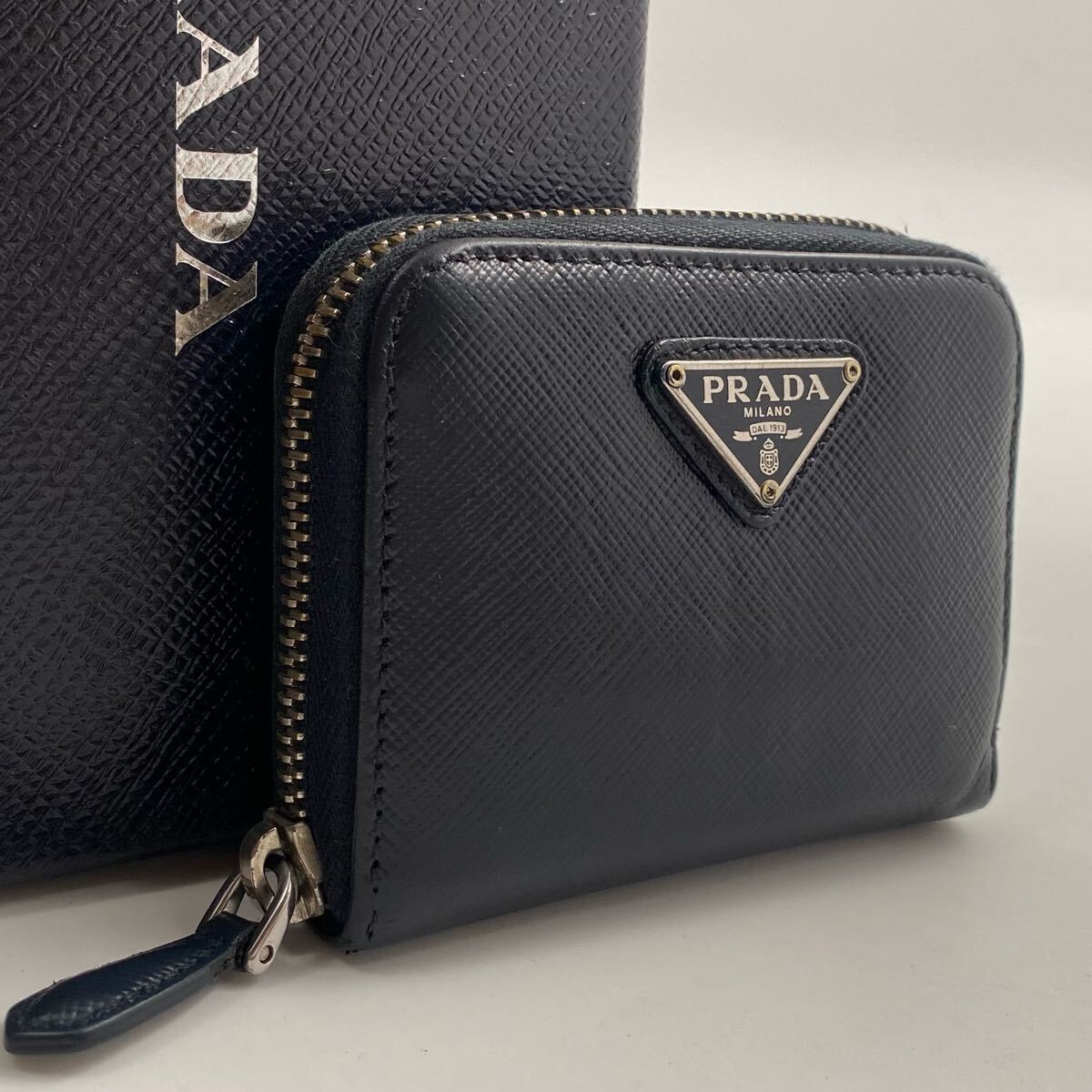 158【ほぼ極美品】PRADA プラダ コインケース レザー 小銭入れ 158【ほぼ極美品】PRADA プラダ コインケース レザー 小銭入れ
