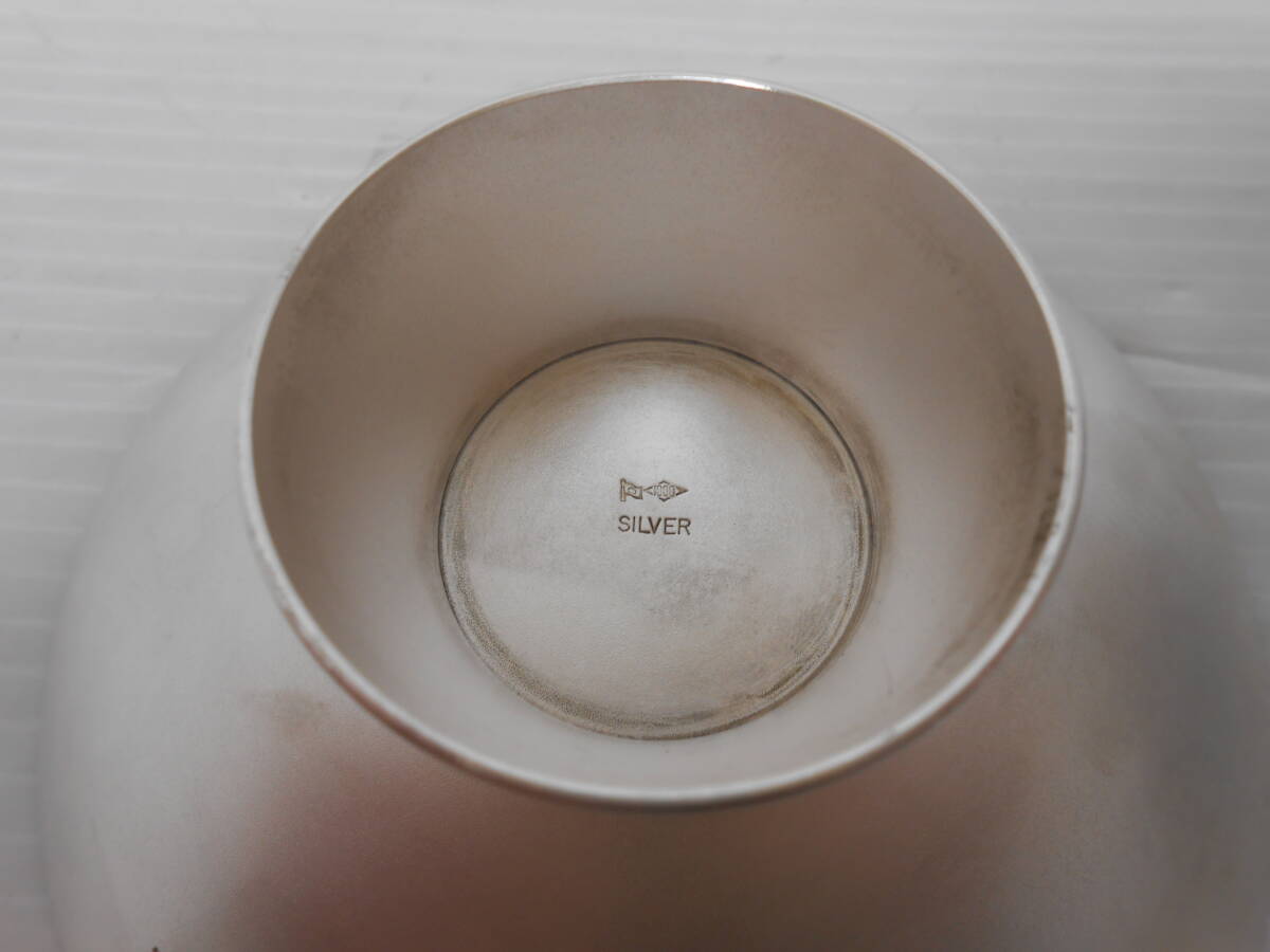 下∞1 銀杯 銀盃 内閣総理大臣 贈 重量約140g SILVER 1000 下∞1 銀杯 銀盃 内閣総理大臣 贈 重量約140g SILVER 1000