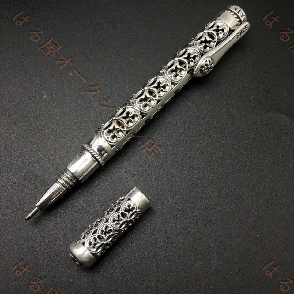 シルバー925製】高級ハンドメイド ボールペン プレゼント用 シルバー925製】高級ハンドメイド ボールペン プレゼント用