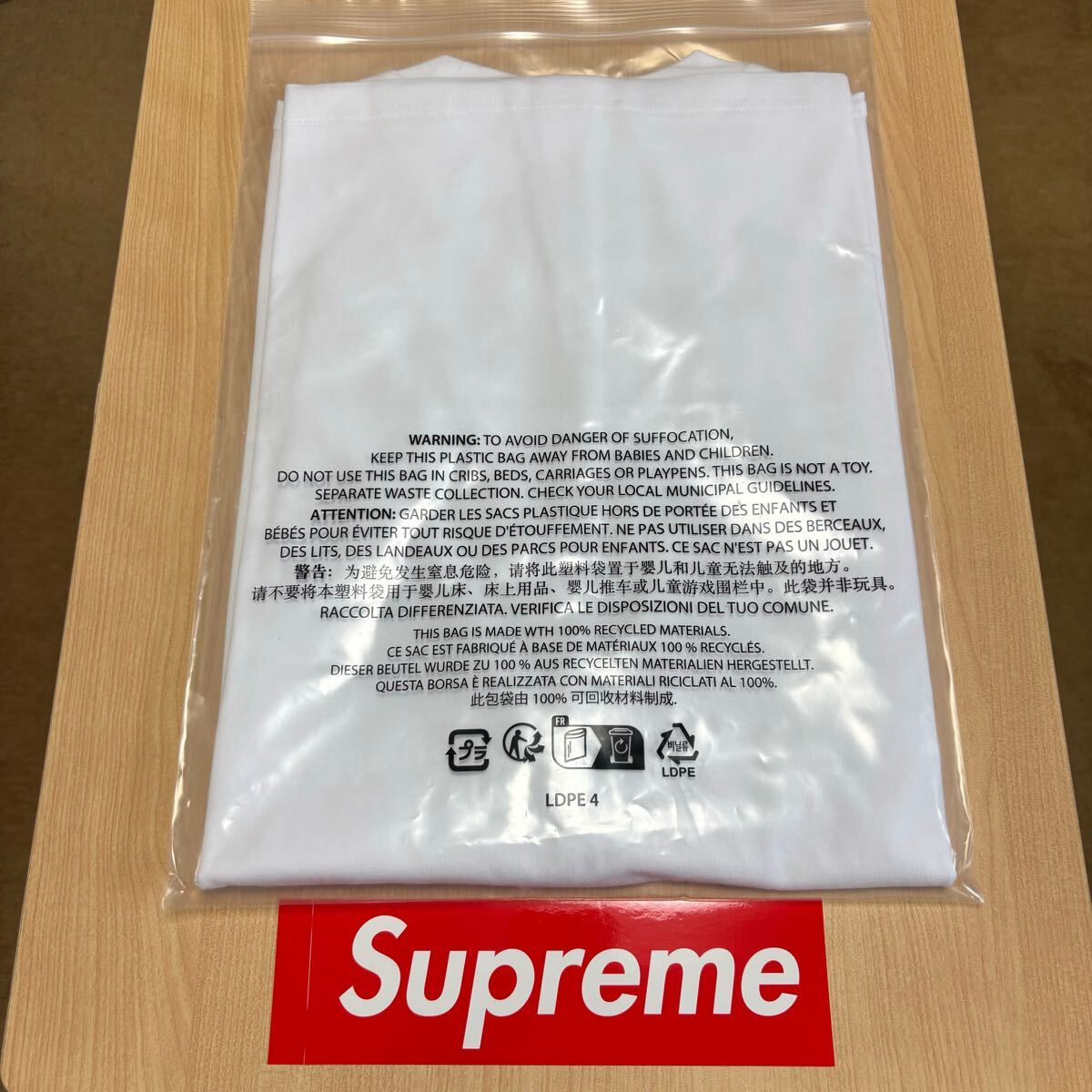 未開封 24fw Supreme Small Box Tee White size M タグ 未開封 24fw Supreme Small Box Tee White size M タグ