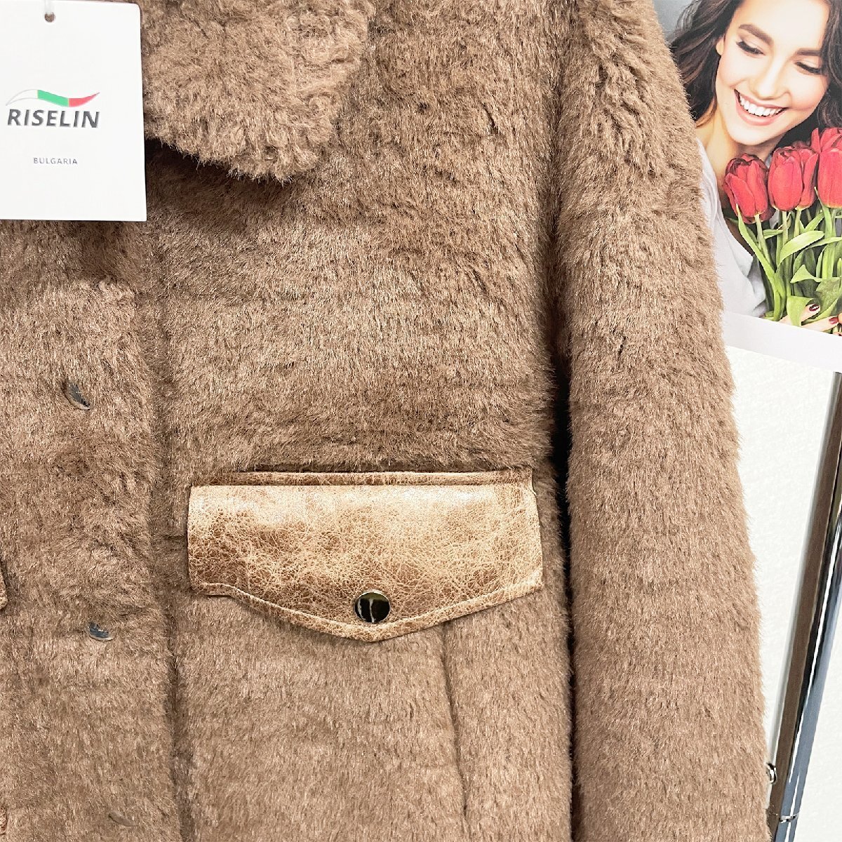 枚数限定 ※定価10万◇ブルガリア発※RISELIN ボアジャケット 枚数限定 ※定価10万◇ブルガリア発※RISELIN ボアジャケット