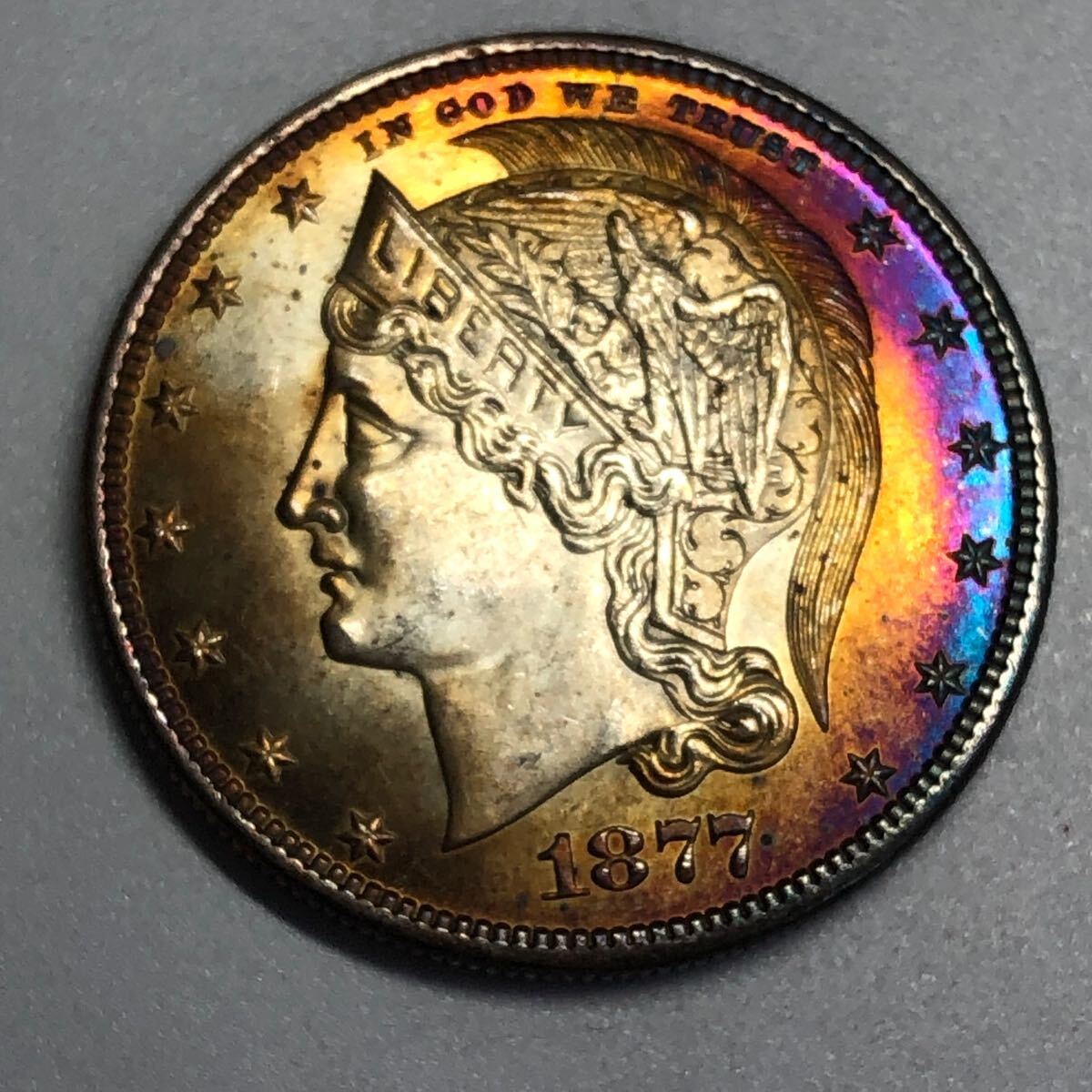 銀貨 1877年 モルガン ダラー 銀貨 半ドル 自由の女神 イーグル 銀貨 1877年 モルガン ダラー 銀貨 半ドル 自由の女神 イーグル