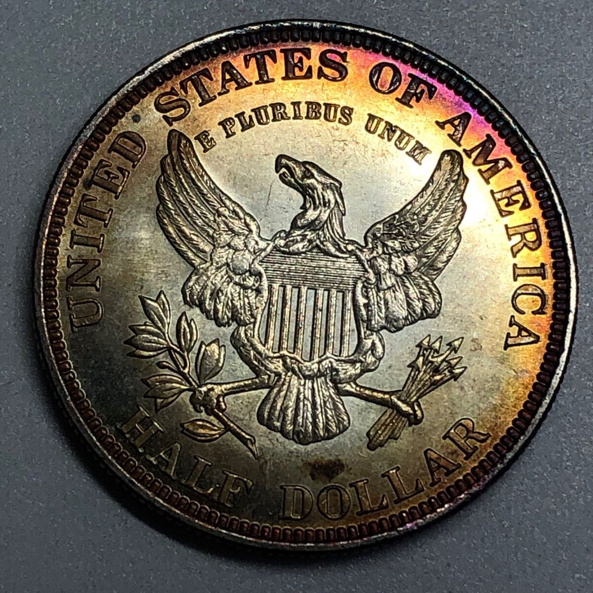 銀貨 1877年 モルガン ダラー 銀貨 半ドル 自由の女神 イーグル 銀貨 1877年 モルガン ダラー 銀貨 半ドル 自由の女神 イーグル