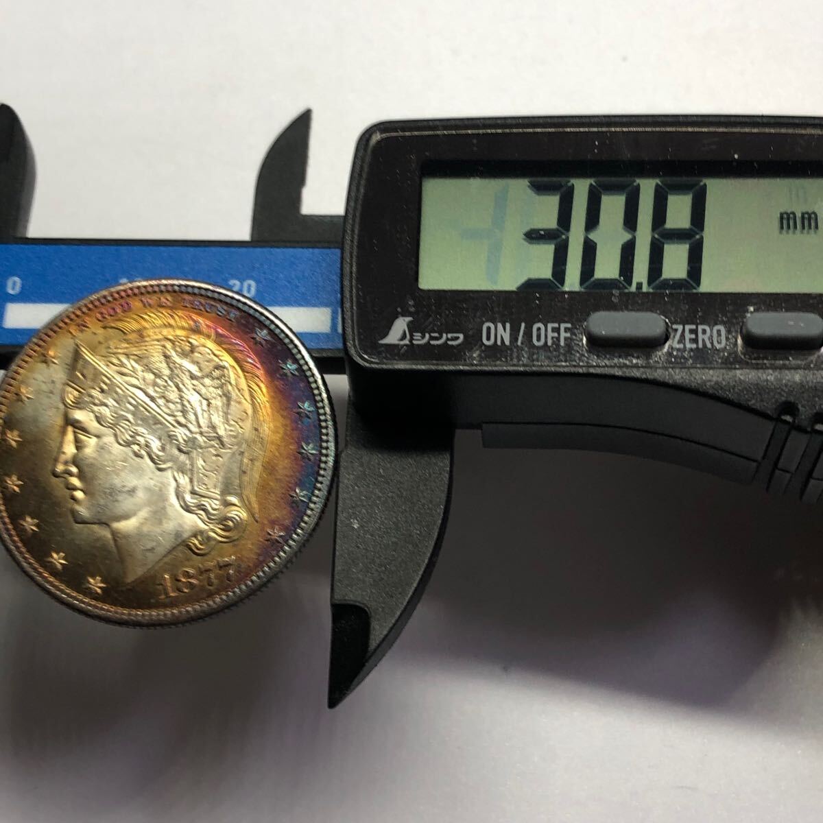 銀貨 1877年 モルガン ダラー 銀貨 半ドル 自由の女神 イーグル 銀貨 1877年 モルガン ダラー 銀貨 半ドル 自由の女神 イーグル