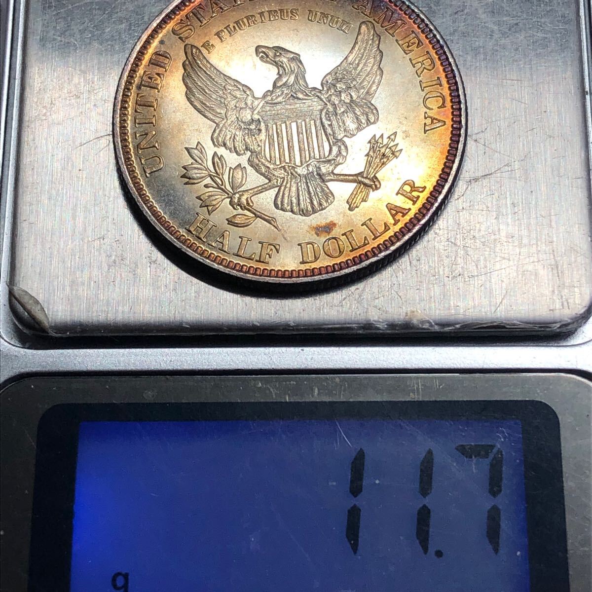 銀貨 1877年 モルガン ダラー 銀貨 半ドル 自由の女神 イーグル 銀貨 1877年 モルガン ダラー 銀貨 半ドル 自由の女神 イーグル