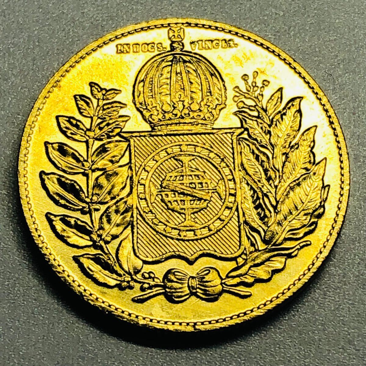 旧家蔵出し 古銭 ブラジル 硬貨 古銭 ペドロ2世 1850年 ブラジル 旧家蔵出し 古銭 ブラジル 硬貨 古銭 ペドロ2世 1850年 ブラジル