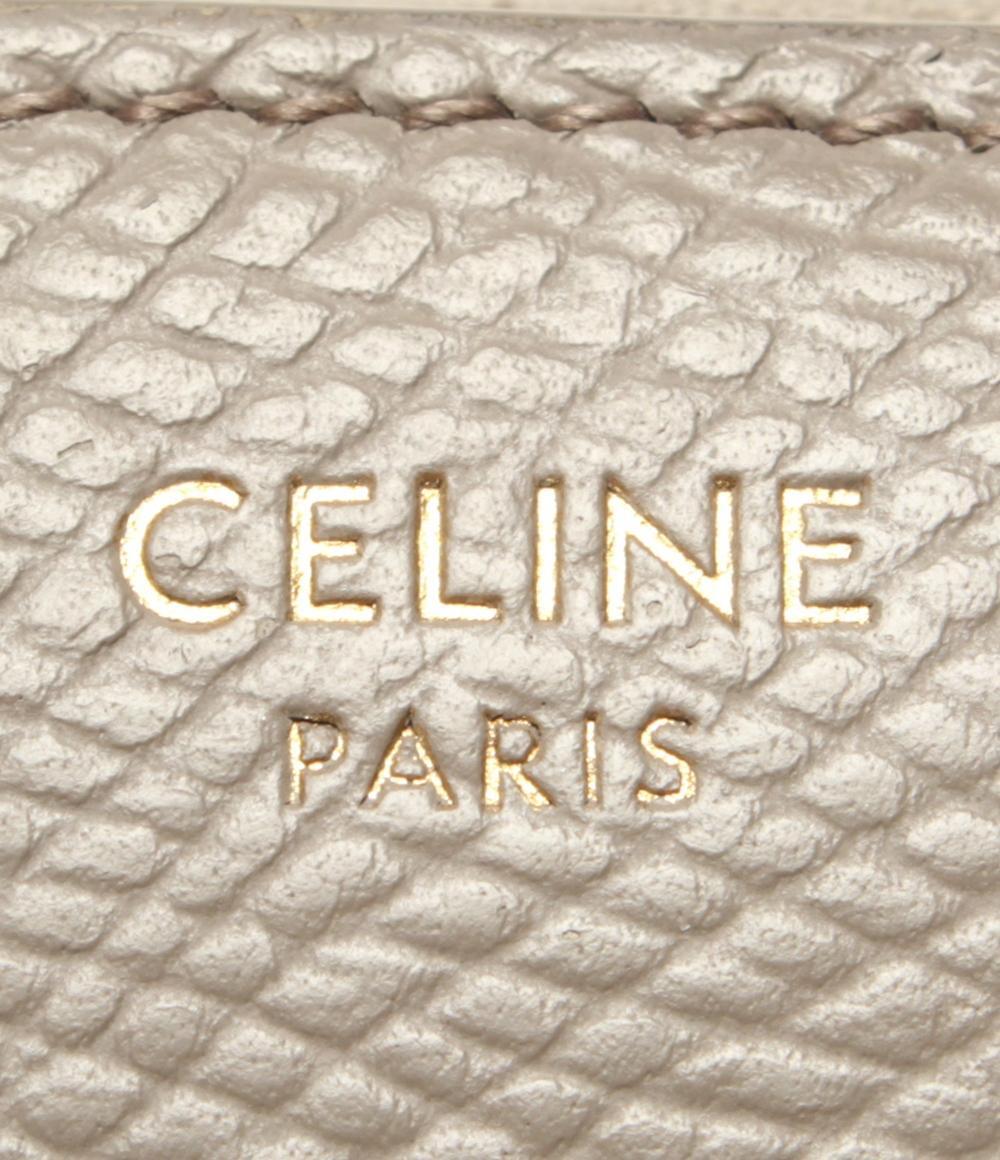  Celine раунд застежка-молния длинный кошелек женский CELINE