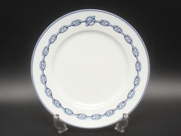 美品 エルメス プレート 皿 22cm シェーヌダンクル HERMES 美品 エルメス プレート 皿 22cm シェーヌダンクル HERMES