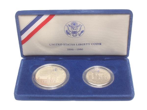 美品 リバティーコインセット UNITED STATES LIBERTY COINS 1886-1986 アメリカ合衆(zhòng)國