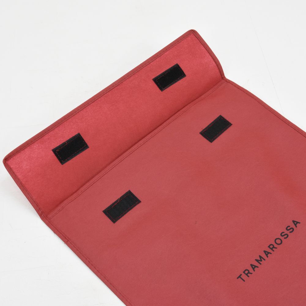 非売品◇トラマロッサ 2枚セット◇不織布ストレージバッグ◇50cm×36cm◇赤◇TRAMAROSSA_画像3