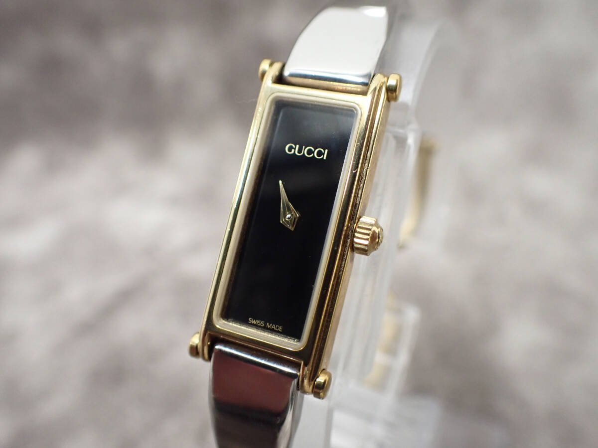 Yahoo!オークション - 美品 GUCCI グッチ 1500L 腕時計 ブラック Yahoo!オークション - 美品 GUCCI グッチ 1500L 腕時計 ブラック