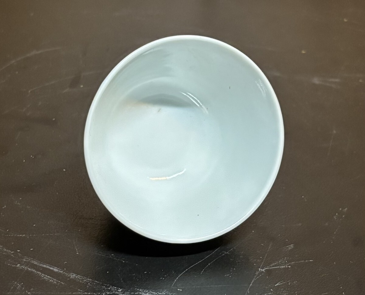 唐物 景徳鎮製 十錦手黄地 唐草文煎茶碗五客揃 年代箱 中国美術 唐物 景徳鎮製 十錦手黄地 唐草文煎茶碗五客揃 年代箱 中国美術