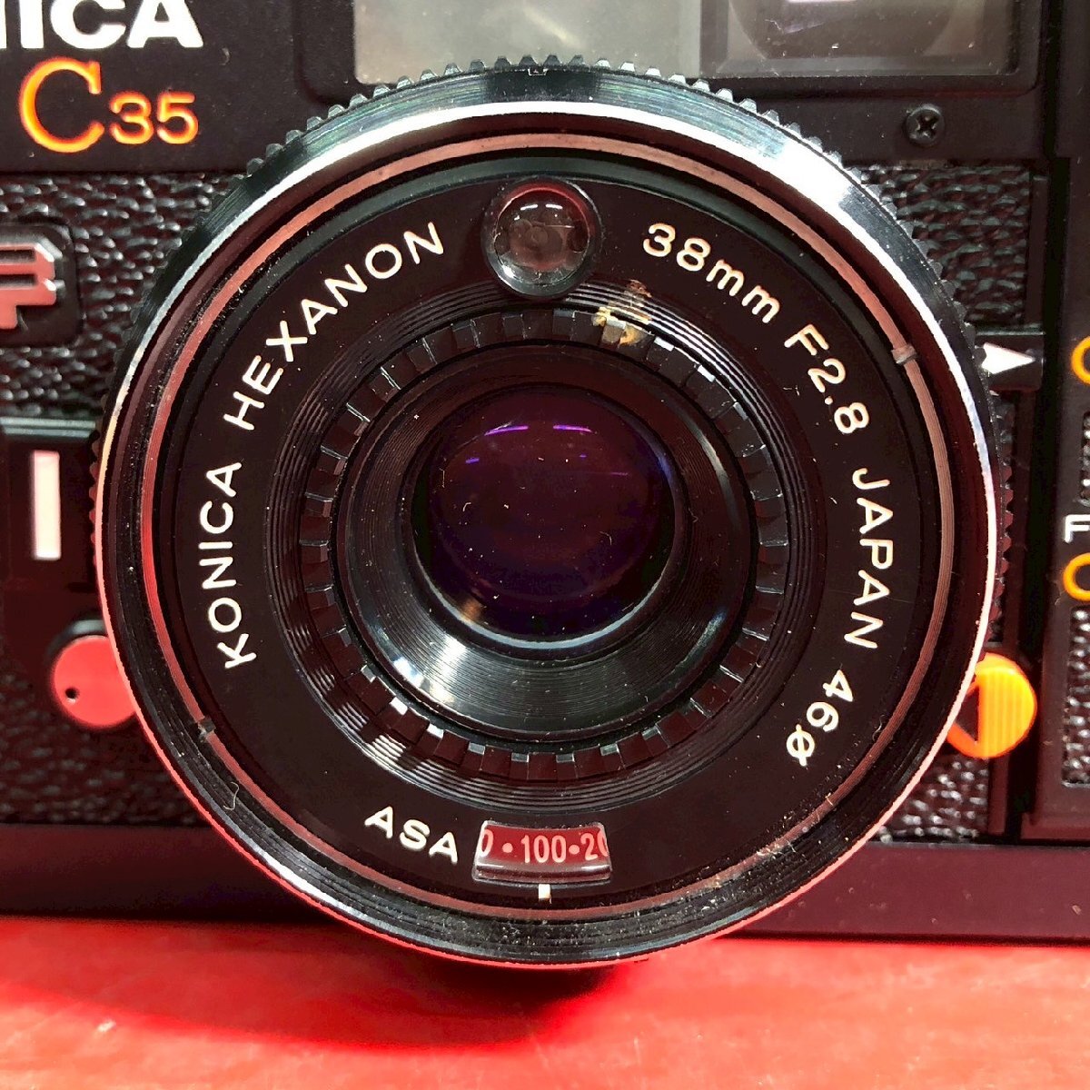 1円~ KONICA コニカ C35 KONICA HEXANON 38mm F2.8 JAPAN 46 1円~ KONICA コニカ C35 KONICA HEXANON 38mm F2.8 JAPAN 46