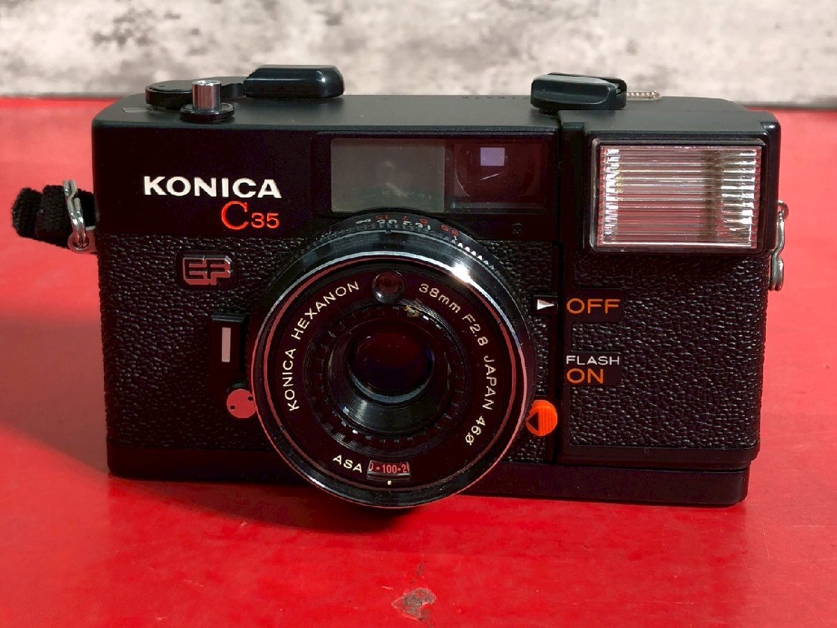 1円~ KONICA コニカ C35 KONICA HEXANON 38mm F2.8 JAPAN 46 1円~ KONICA コニカ C35 KONICA HEXANON 38mm F2.8 JAPAN 46