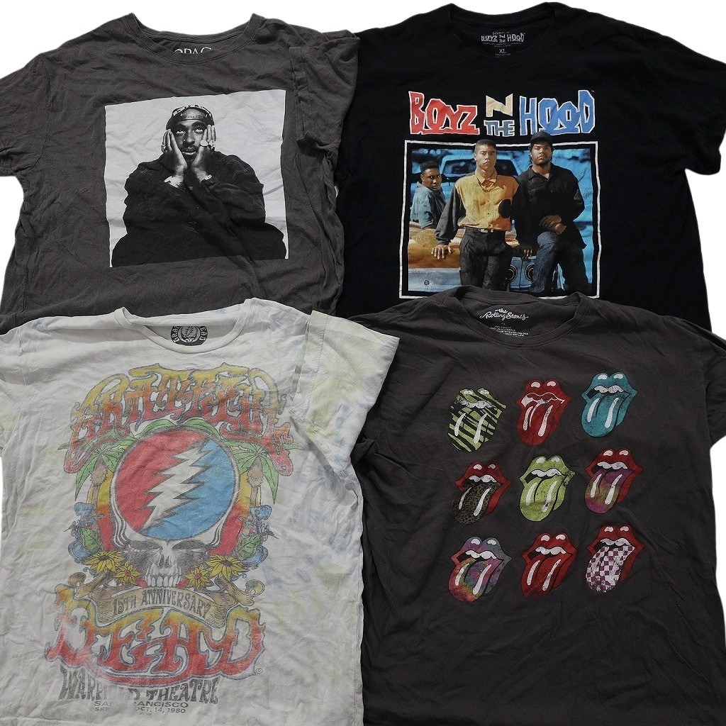 古着卸 まとめ売り 音楽・バンド 半袖Tシャツ 16枚セット 古着卸 まとめ売り 音楽・バンド 半袖Tシャツ 16枚セット