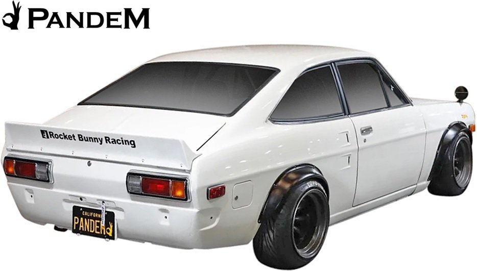 【M's】 NISSAN Datsun B110 サニー クーペ (1970y-1973y) PANDEM パンデム フロントフェンダー 左右 // エアロ パーツ オーバーフェンダー_画像7
