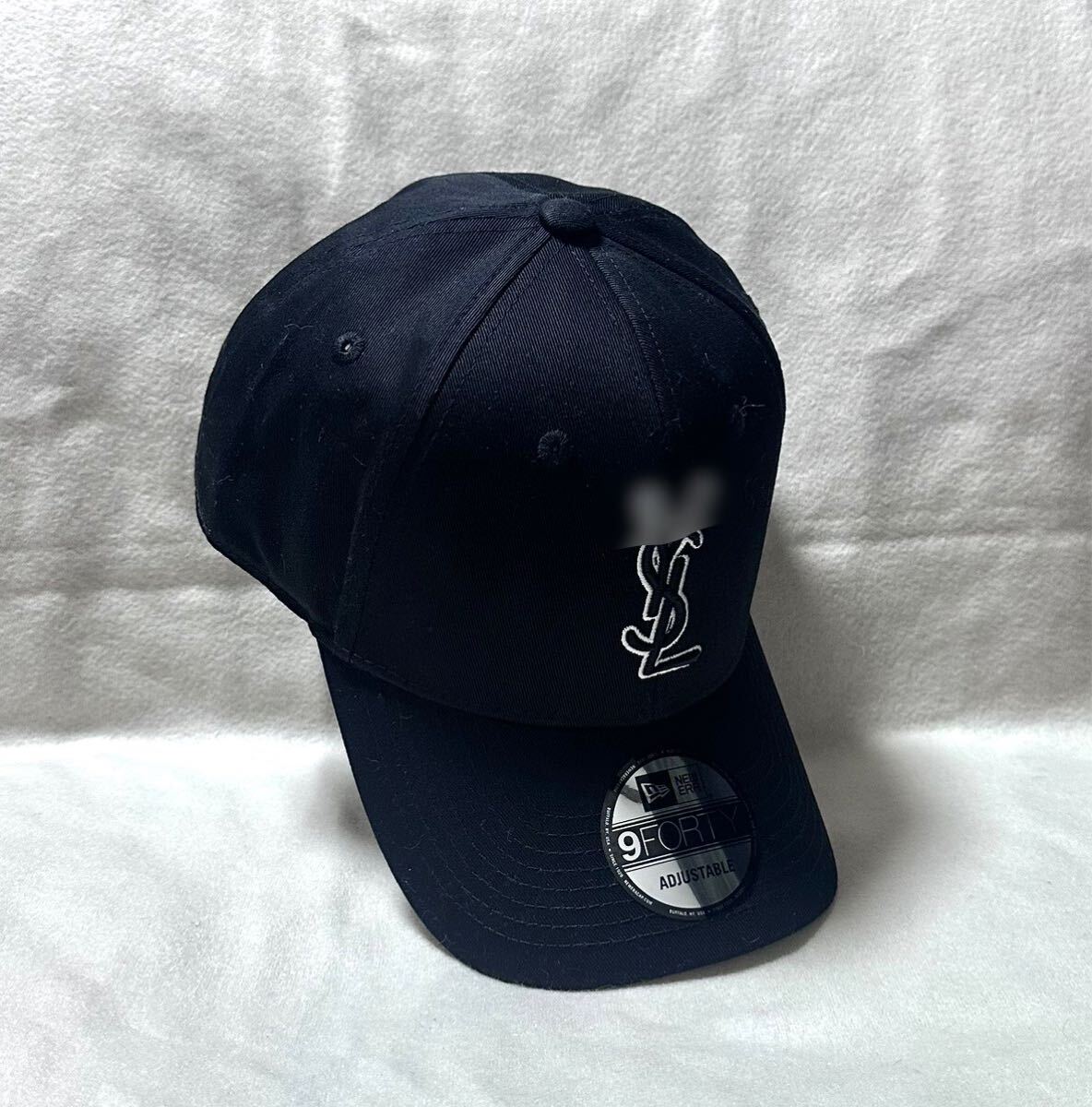 Saint Laurent ×New ERAコラボ キャップ ブラック 帽子 黒 サン Saint Laurent ×New ERAコラボ キャップ ブラック 帽子 黒 サン