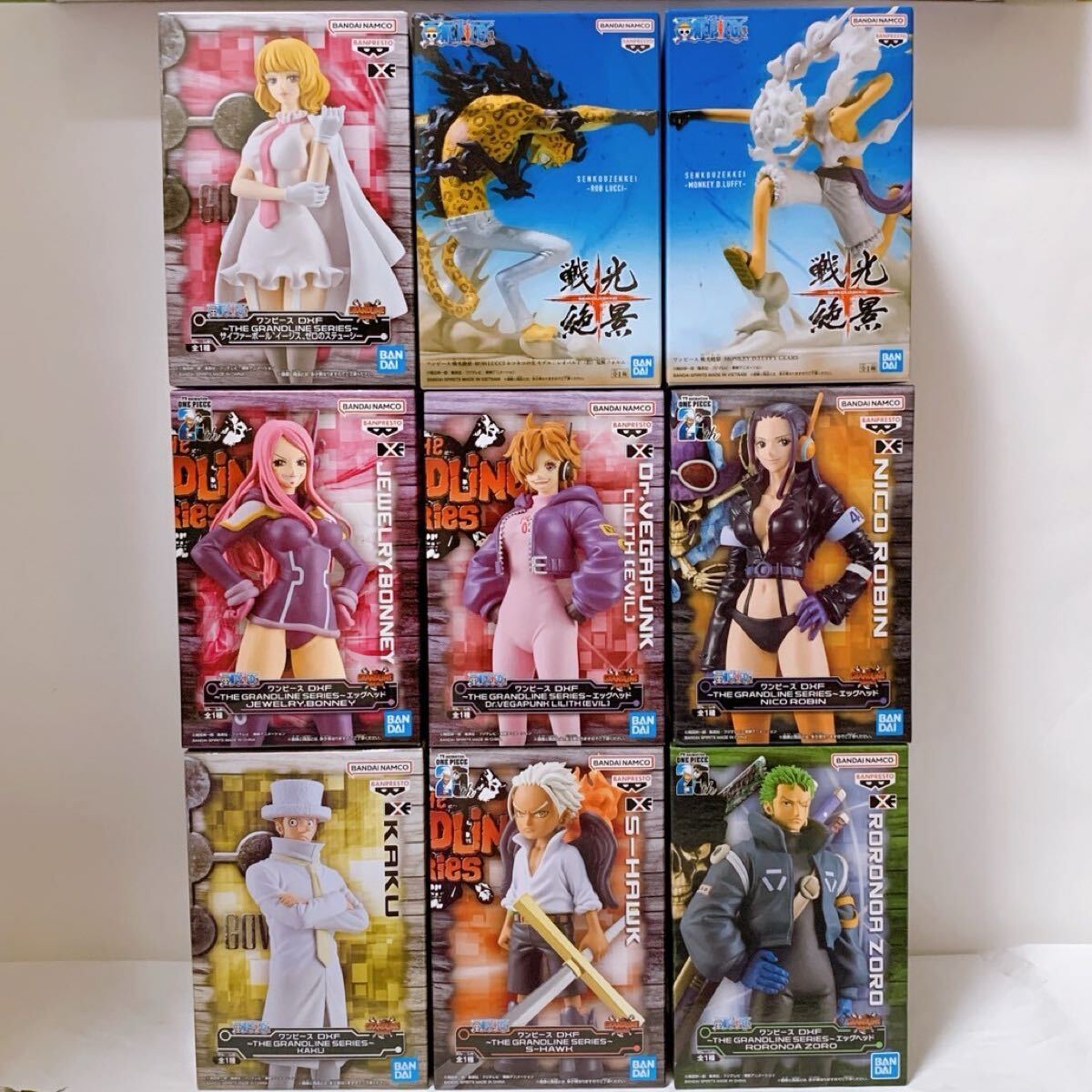 新品未開封754 ワンピース フィギュア 9点 エッグヘッド DXF 戦