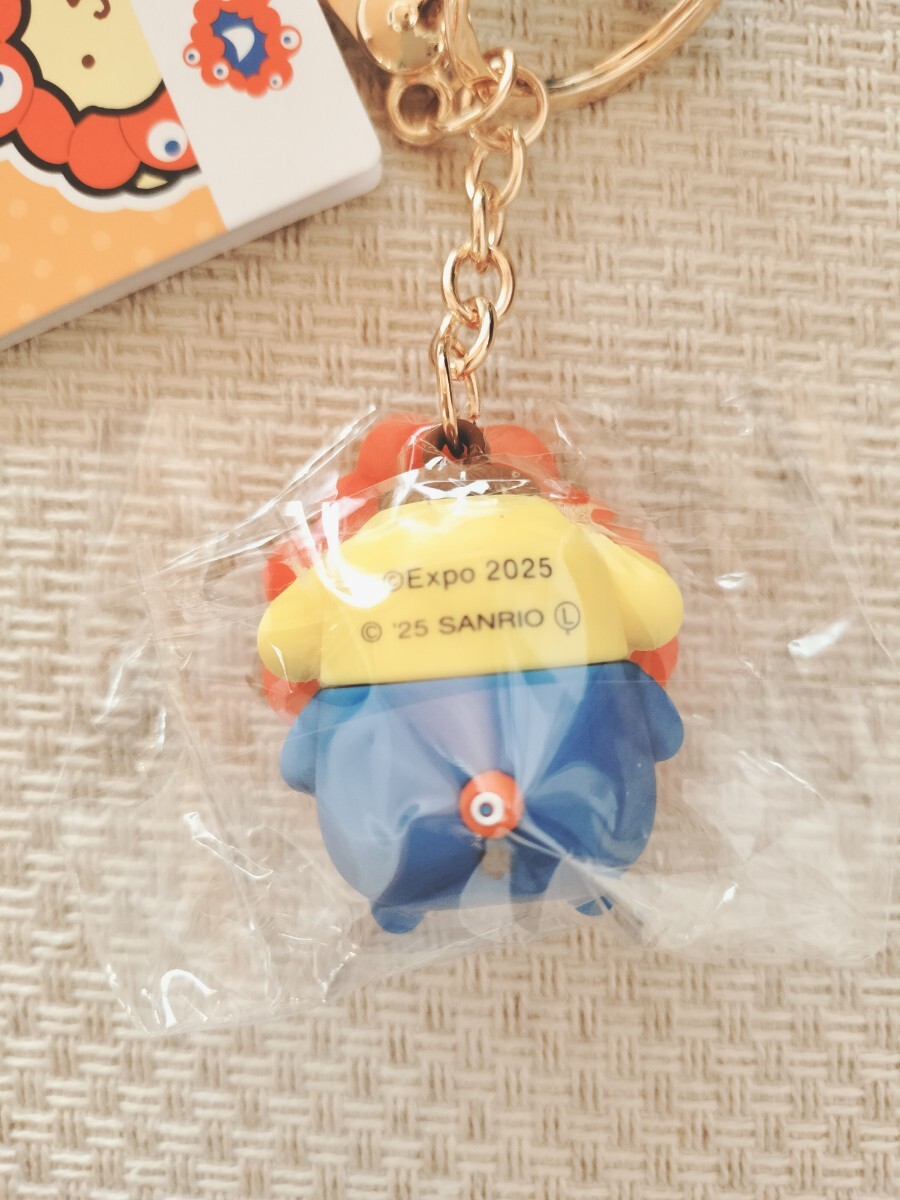 大阪関西万博 立体マスコットストラップ ミャクミャク ポムポムプリン サンリオ ポムポムプリン ミャクミャク 万博 サンリオ 立体マスコット