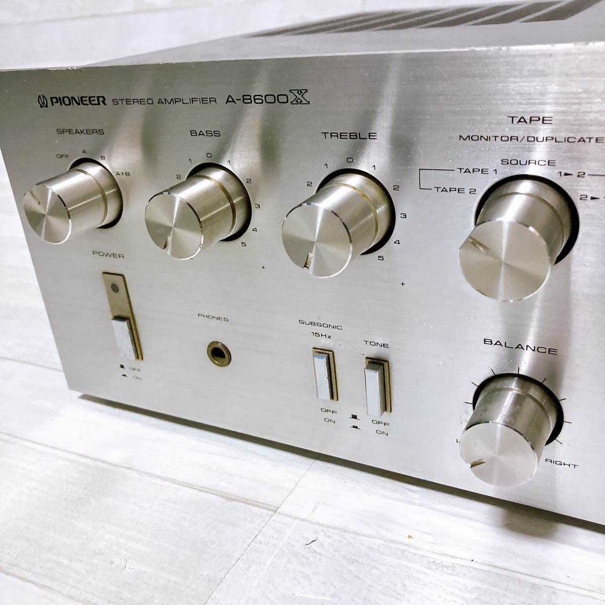 Pioneer Pioneer основной предусилитель A-8600X стерео усилитель звуковая аппаратура серебряный электризация проверка только б/у товар 