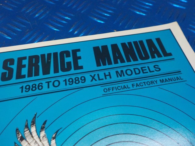 d331*0*(3) Harley Davidson руководство по обслуживанию 1986 TO 1989 XLH модель английский язык 7-3/27(.)