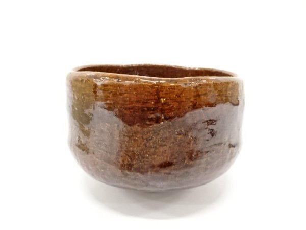 ys7346228; 宗sou 大樋焼　飴釉　茶碗【道】