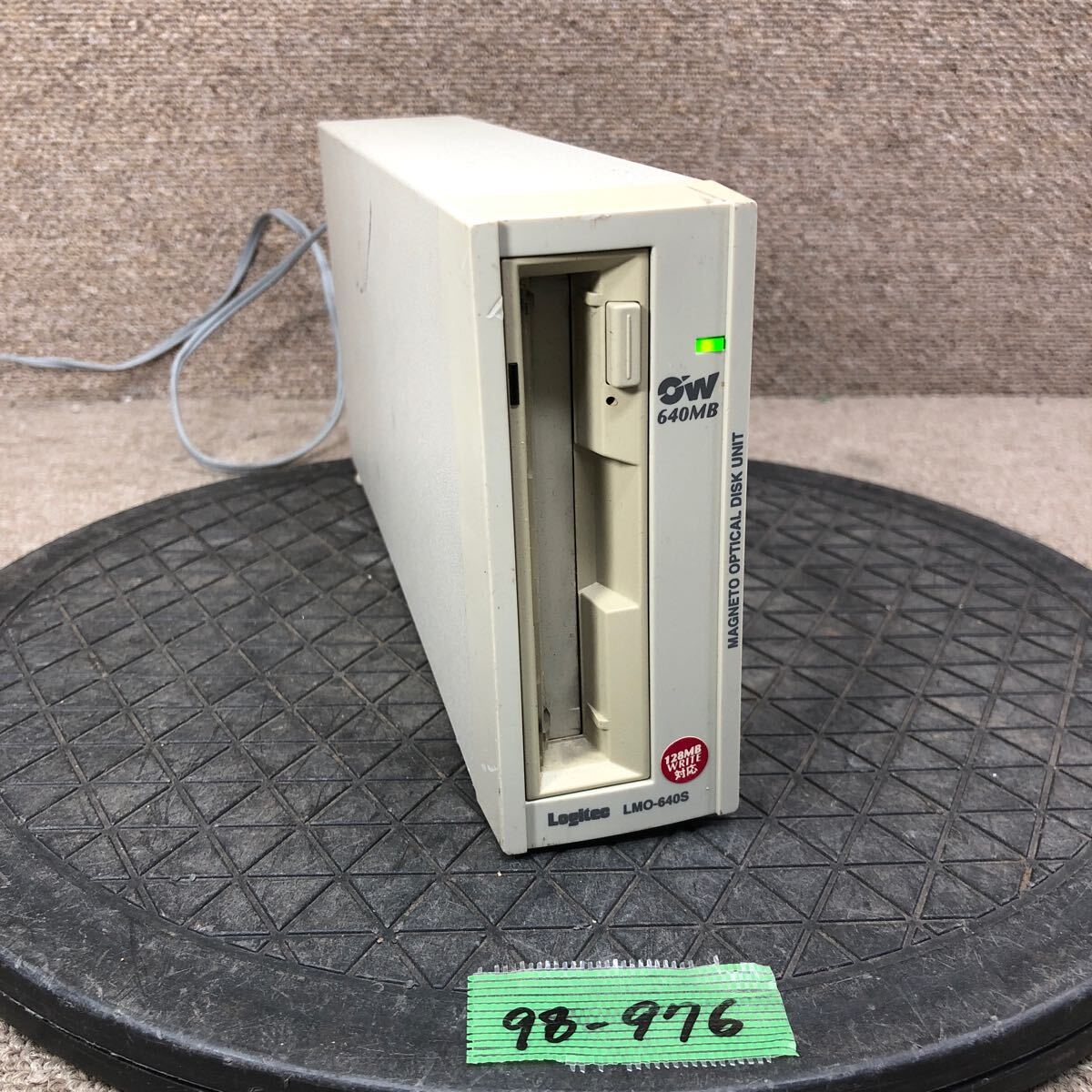 98-976 激安 レトロPC パーツ 外付け MOドライブ Logitec LMO 98-976 激安 レトロPC パーツ 外付け MOドライブ Logitec LMO