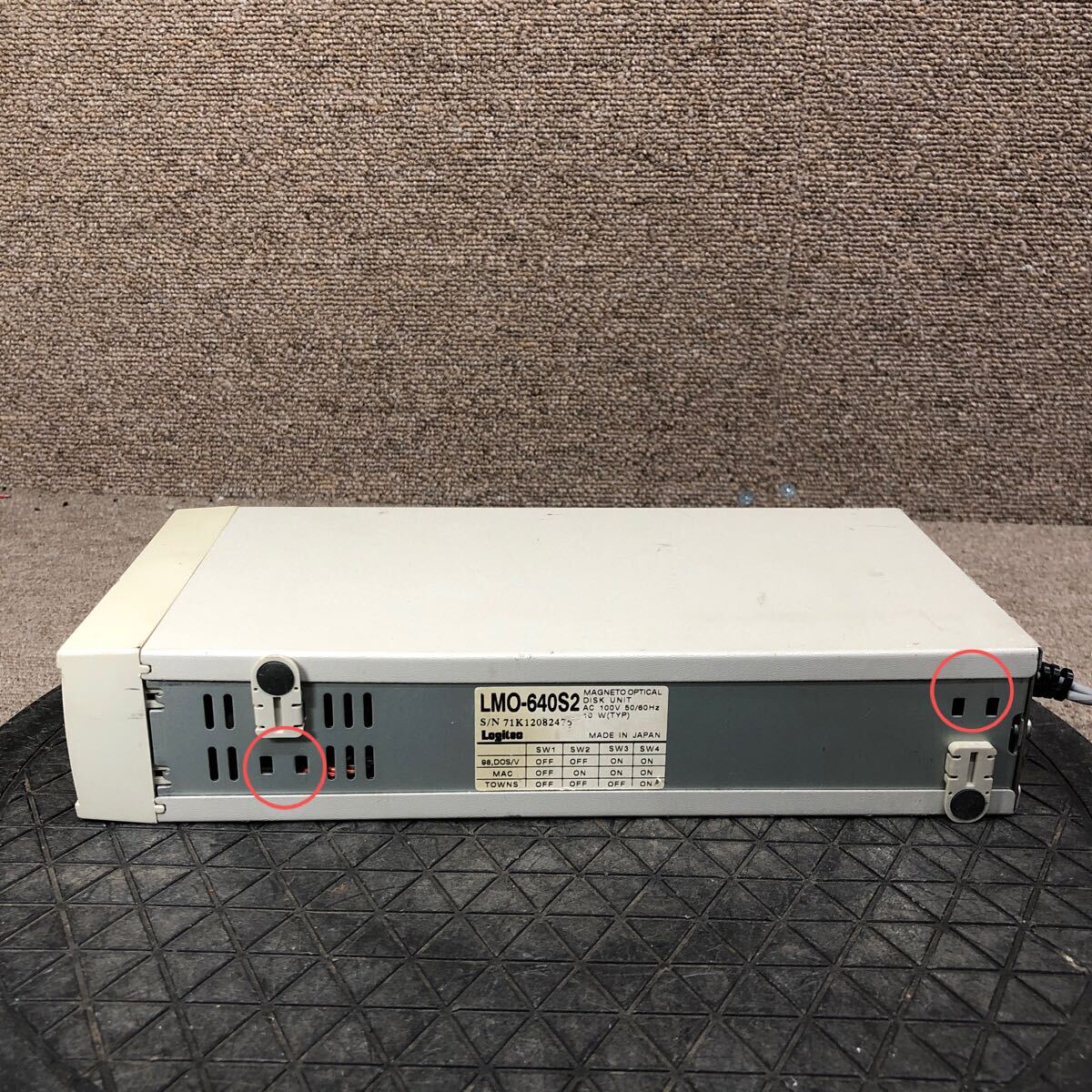 98-976 激安 レトロPC パーツ 外付け MOドライブ Logitec LMO 98-976 激安 レトロPC パーツ 外付け MOドライブ Logitec LMO