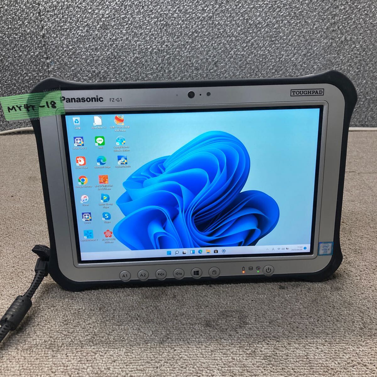 MY4T-18 супер-скидка OS Windows11Pro. произведение планшетный компьютер Panasonic TOUGHPAD FZ-G1 Core i5 6300U память 4GB высокая скорость SSD128GB камера текущее состояние товар 