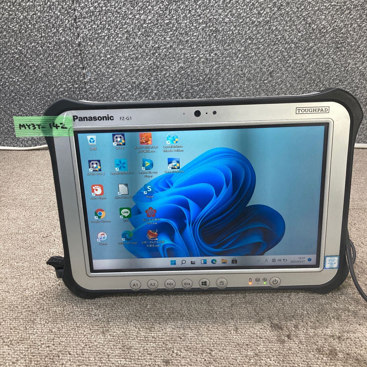 MY3T-142 супер-скидка OS Windows11Pro. произведение планшетный компьютер Panasonic TOUGHPAD FZ-G1 Core i5 6300U память 4GB высокая скорость SSD128GB камера текущее состояние товар 