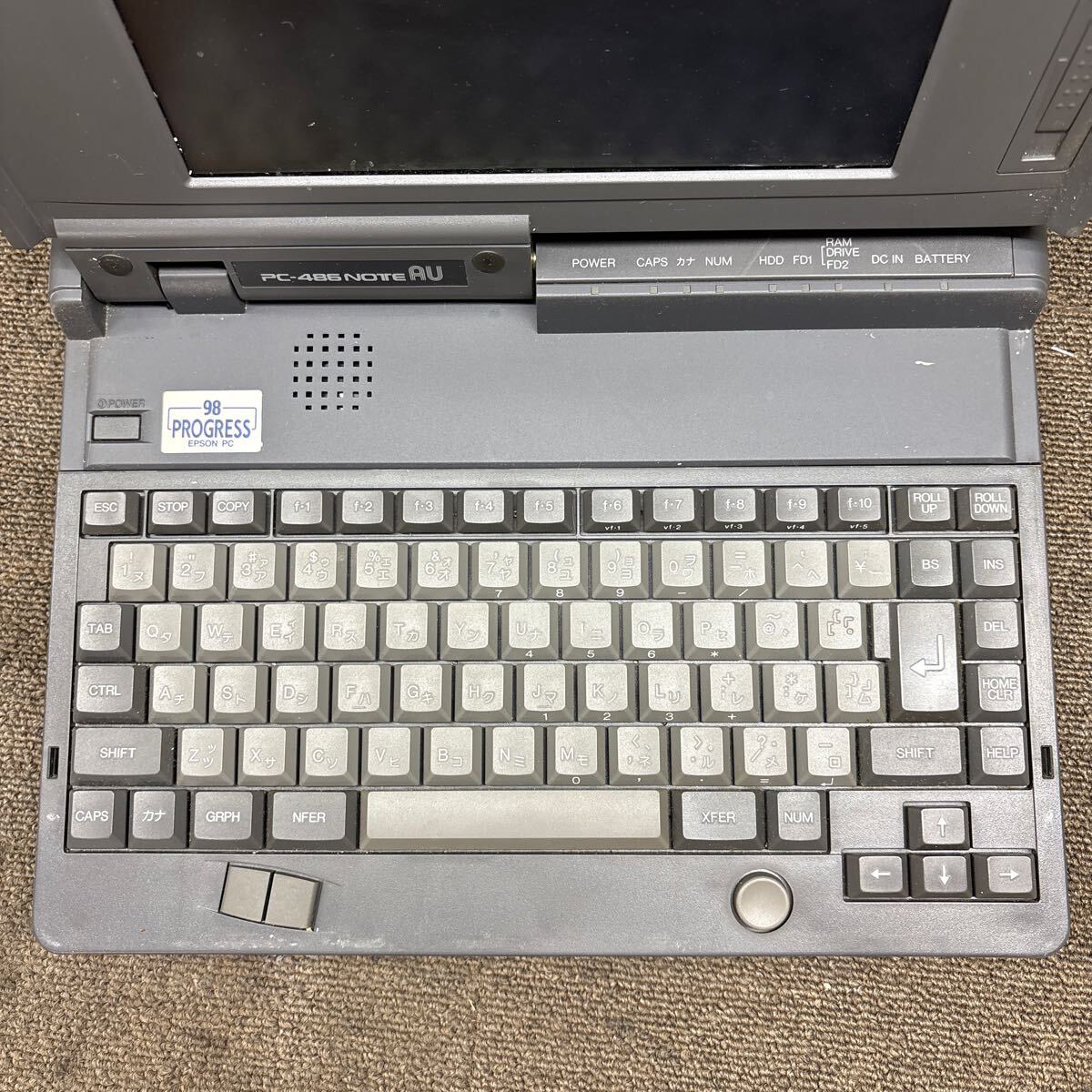 MY98-646 激安 ノートブック EPSON PC-486NOTE AU 486NAU2 通電 MY98-646 激安 ノートブック EPSON PC-486NOTE AU 486NAU2 通電