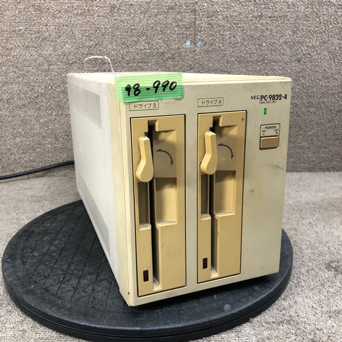 98-990 激安 レトロPC パーツ NEC 外付けFDD フロッピーディスク 98-990 激安 レトロPC パーツ NEC 外付けFDD フロッピーディスク