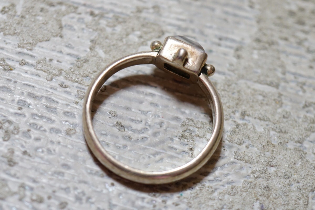 588 天然ムーンストーン リング 指輪 ヴィンテージ アクセサリー