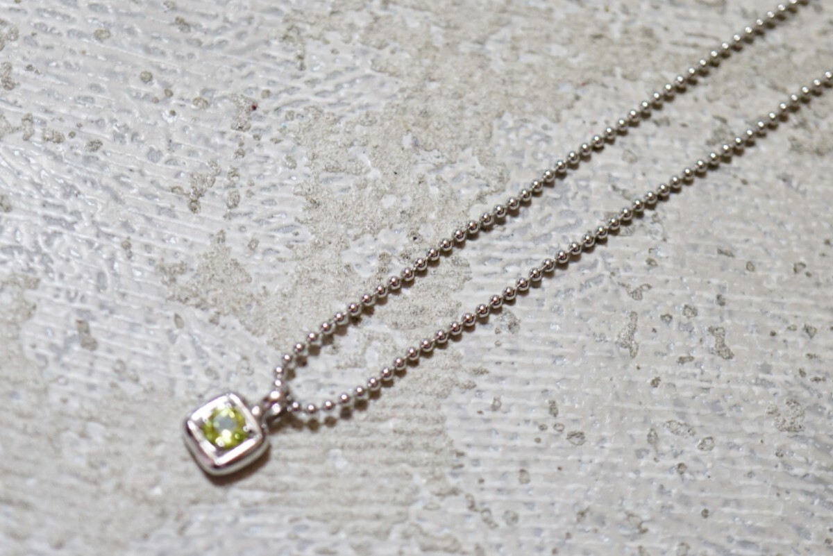 745 TASAKI/田崎真珠 ペリドット ペンダント ネックレス 745 TASAKI/田崎真珠 ペリドット ペンダント ネックレス