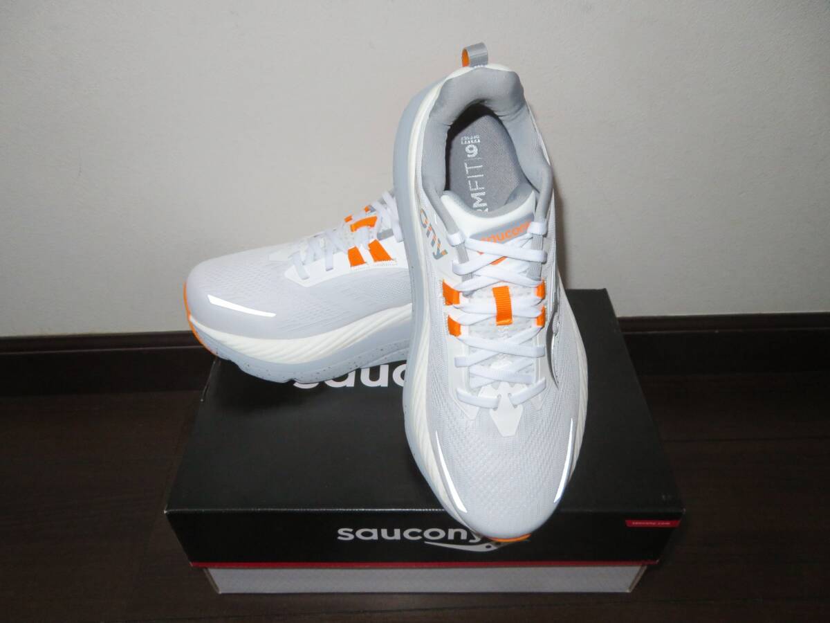 ★Saucony◆ランニングシューズ◆HURRICANE24◆白◆27.0cm◆新品未使用★