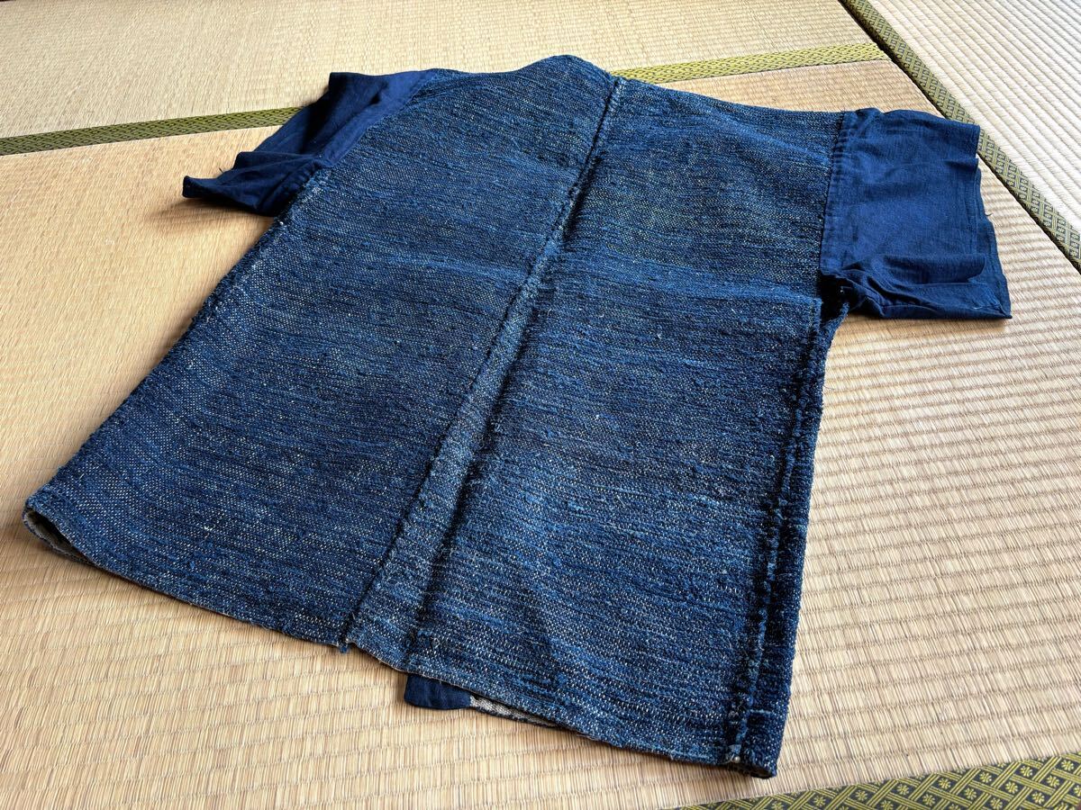 兎】時代物 サックリ さっくり 木綿 BORO 襤褸 刺し子 野良着 兎】時代物 サックリ さっくり 木綿 BORO 襤褸 刺し子 野良着