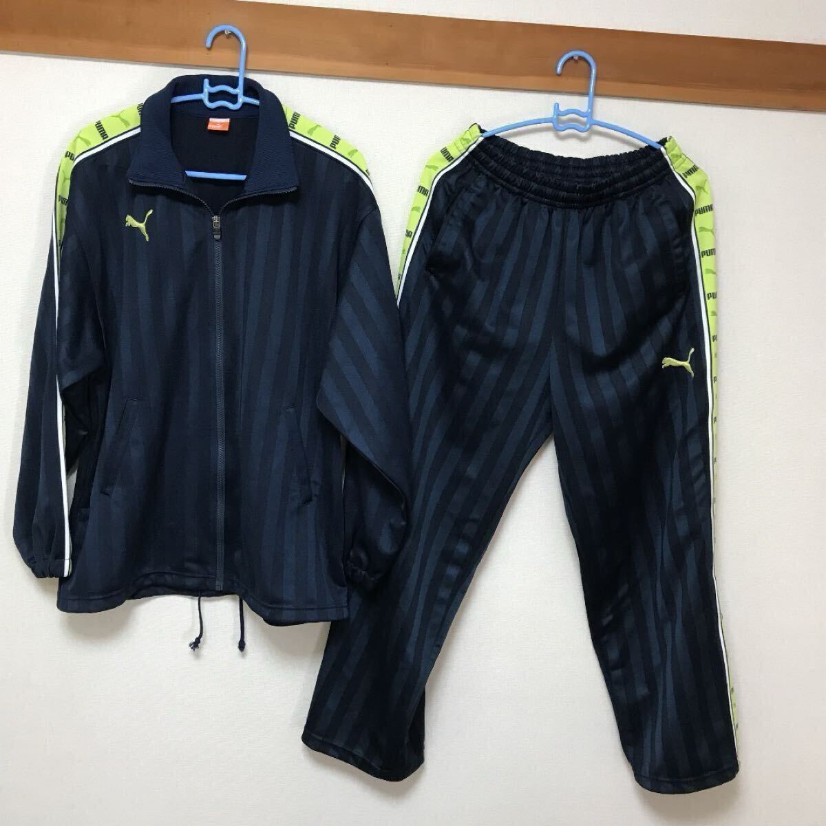 ☆USED☆PUMA☆プーマ ジャージ 上下セット ジャケットサイズXO ☆USED☆PUMA☆プーマ ジャージ 上下セット ジャケットサイズXO