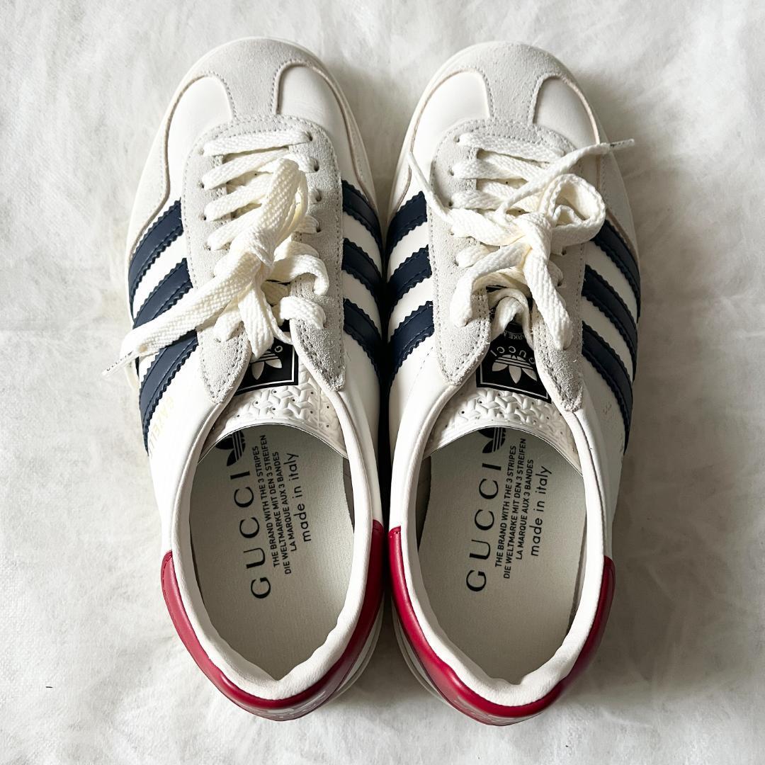 未使用 24cm GUCCI(グッチ) × adidas(アディダス) GAZELLE 未使用 24cm GUCCI(グッチ) × adidas(アディダス) GAZELLE