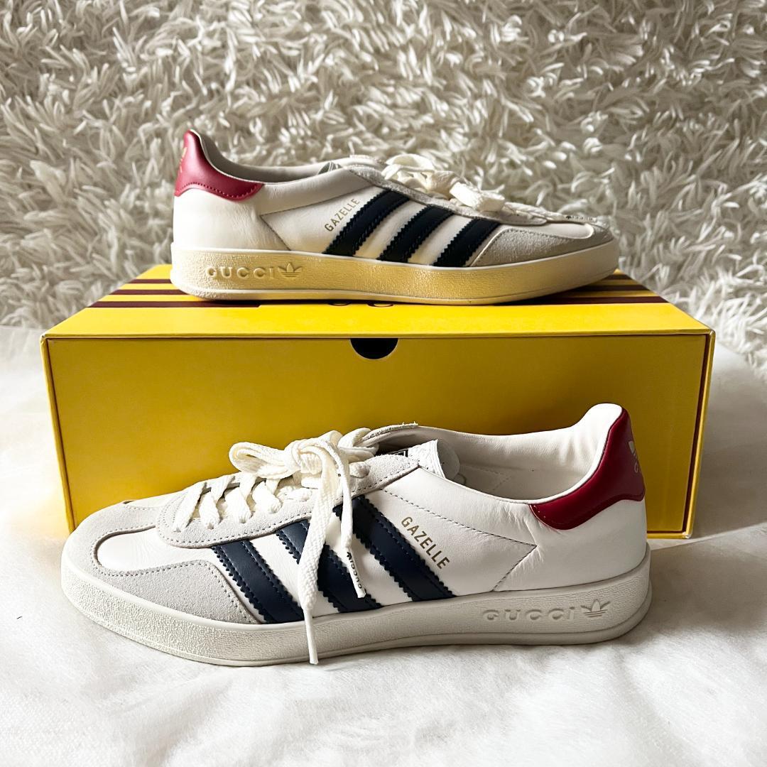 未使用 24cm GUCCI(グッチ) × adidas(アディダス) GAZELLE 未使用 24cm GUCCI(グッチ) × adidas(アディダス) GAZELLE