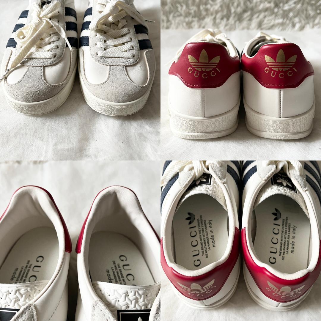 未使用 24cm GUCCI(グッチ) × adidas(アディダス) GAZELLE 未使用 24cm GUCCI(グッチ) × adidas(アディダス) GAZELLE