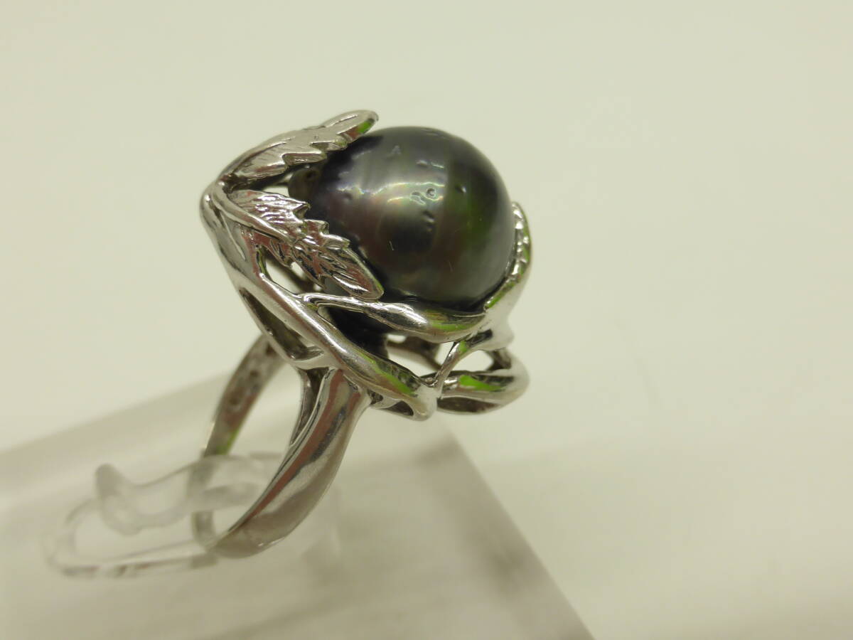 アクセサリー祭 SILVER刻印 バロックパール リング 10号 保管品 アクセサリー祭 SILVER刻印 バロックパール リング 10号 保管品