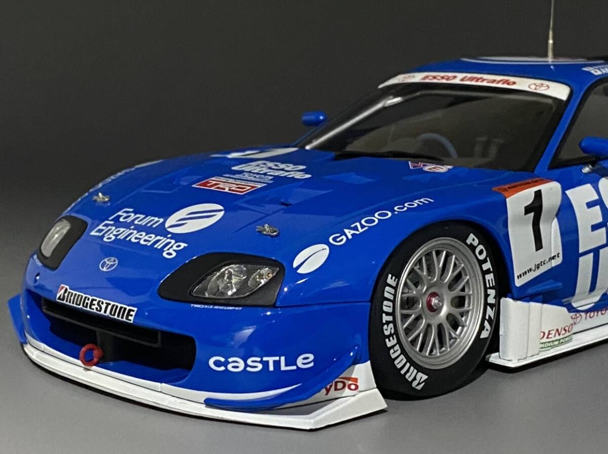 AUTOart 1/18 2003 JGTC GT500 Esso Ultraflo Toyota Supra #1 5.2L V8 * Akira Ida / Juichi Wakisaka * Toyota Supra Auto Art