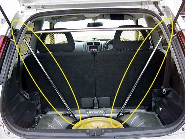 カワイ製作所 リヤシートバー スイフトスポーツ HT81S ピラーバー必要、単品不可