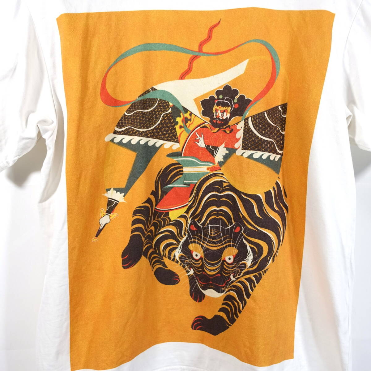 良品】ジュンヤワタナベマン 和柄 虎プリントTシャツ JUNYA 良品】ジュンヤワタナベマン 和柄 虎プリントTシャツ JUNYA